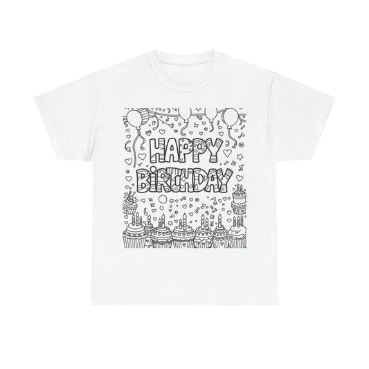 Custom Unisex T-Shirt Coloring Kit with 10 Fabric Markers