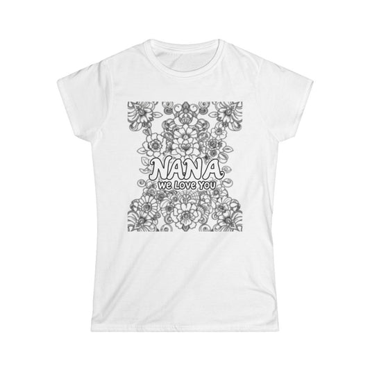 Custom Women's T-Shirt Coloring Kit with 10 Fabric Markers