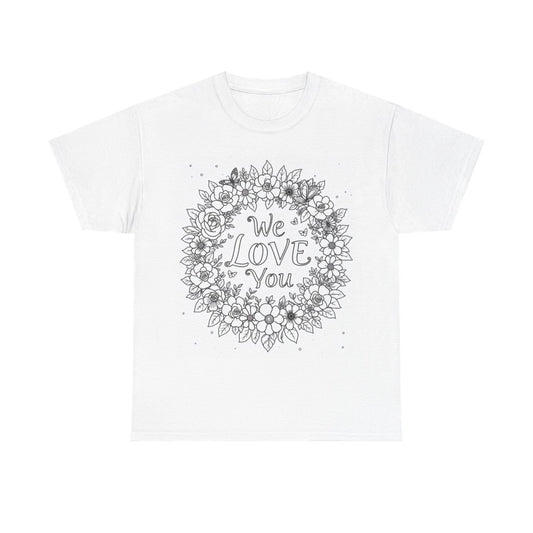 Custom Unisex T-Shirt Coloring Kit with 10 Fabric Markers