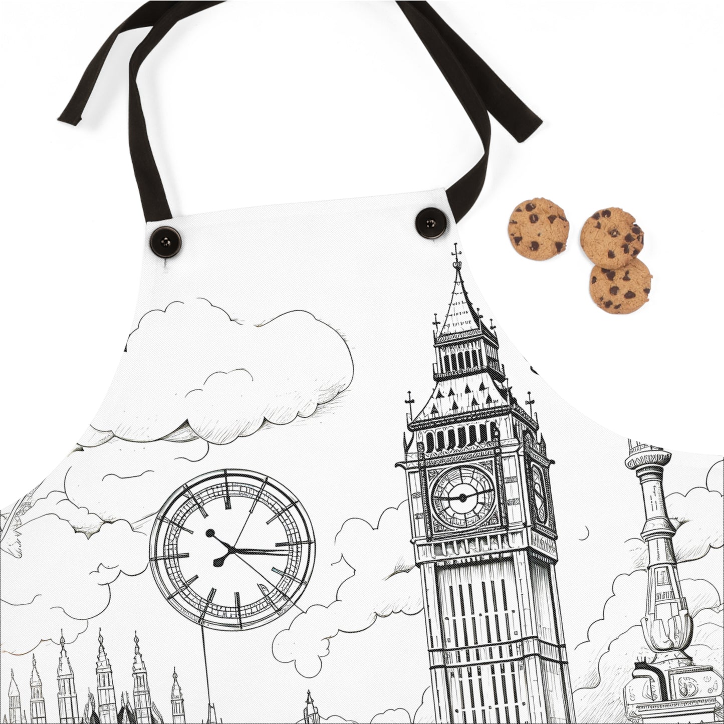 Apron Coloring Kit with 10 Fabric Markers - Big Ben