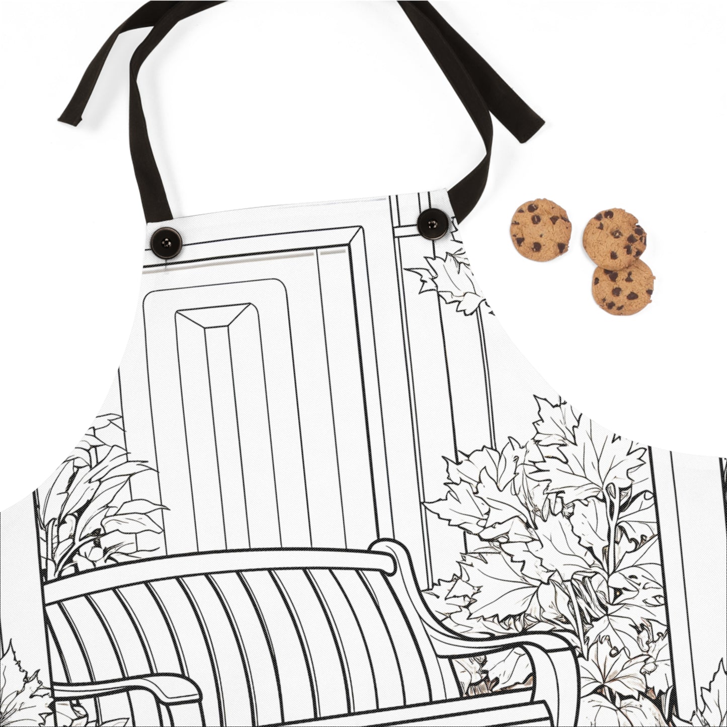 Apron Coloring Kit with 10 Fabric Markers - Autumn