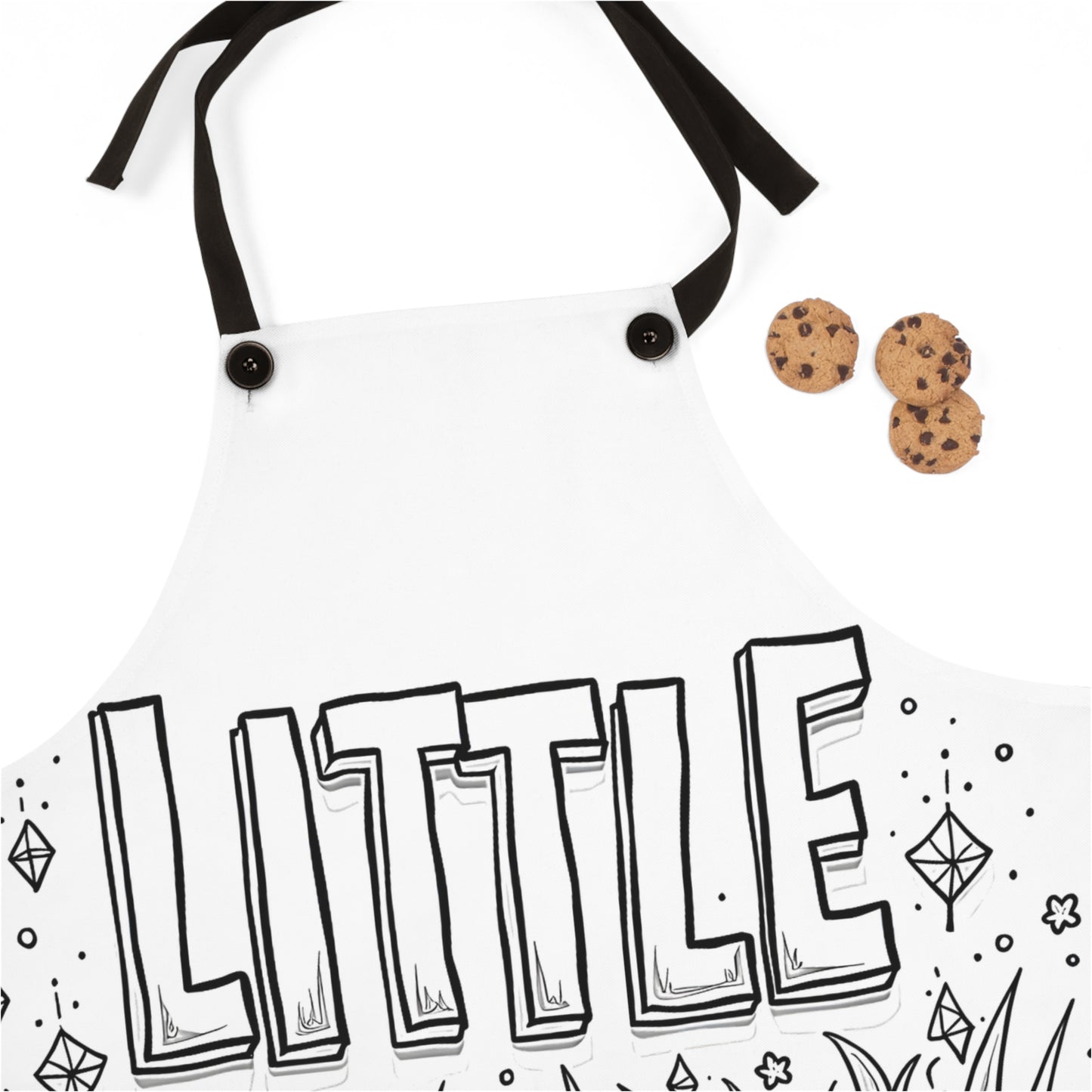 Apron Coloring Kit with 10 Fabric Markers - Little Sister