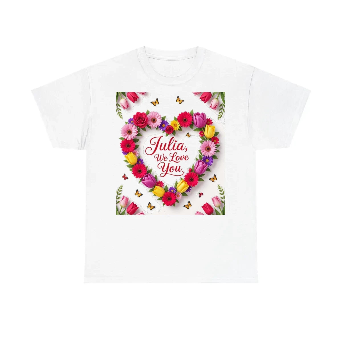 Custom Unisex T-Shirt Colorful Design with Fabric Markers
