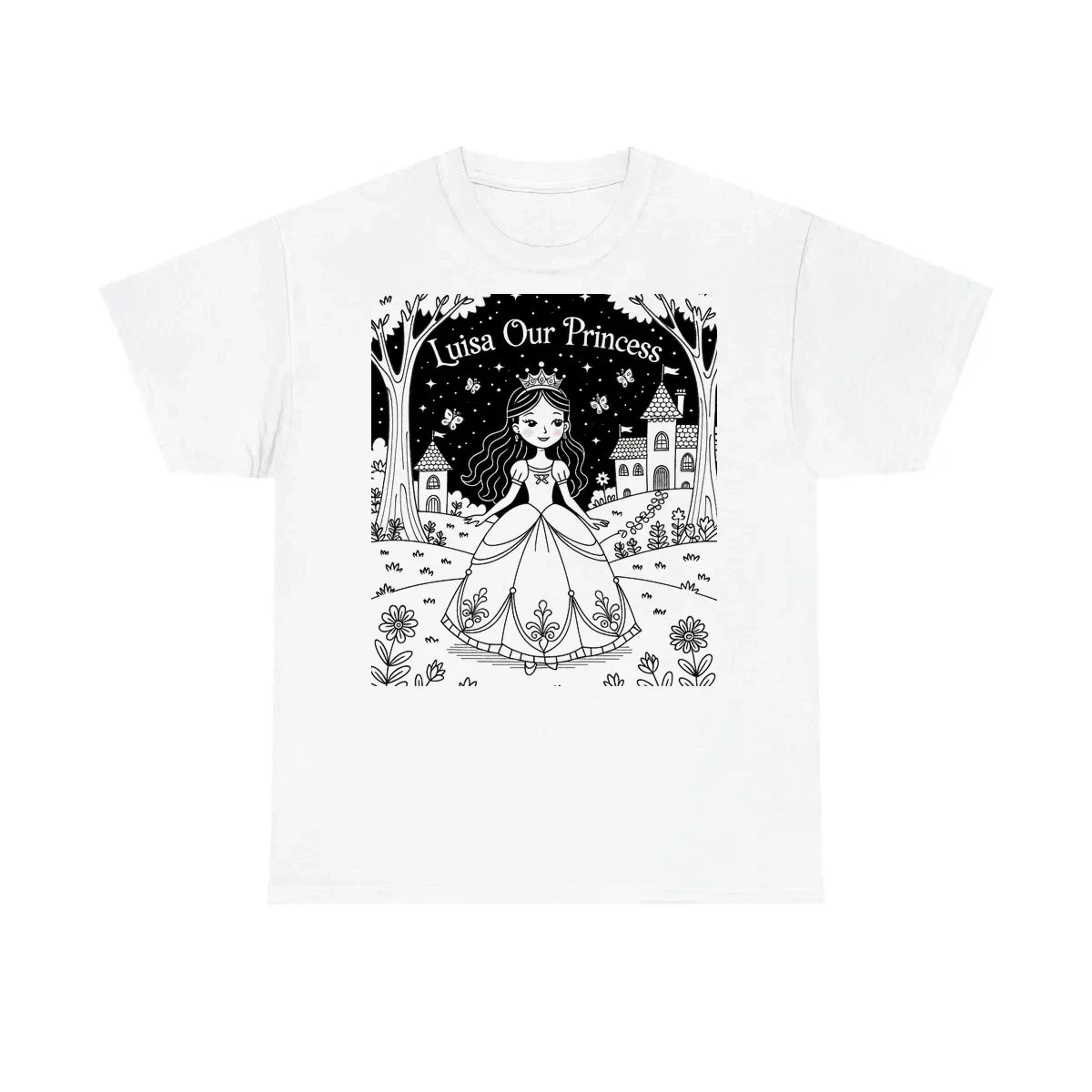 Custom Unisex T-Shirt Colorful Design with Fabric Markers