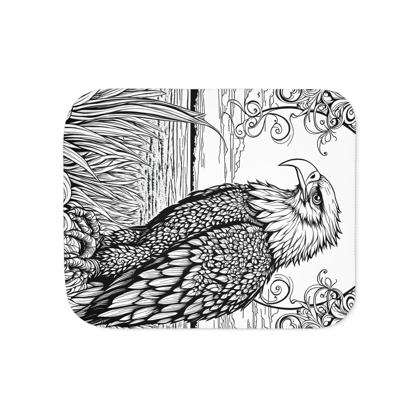 Blanket Coloring Kit with 10 Fabric Markers - Eagle