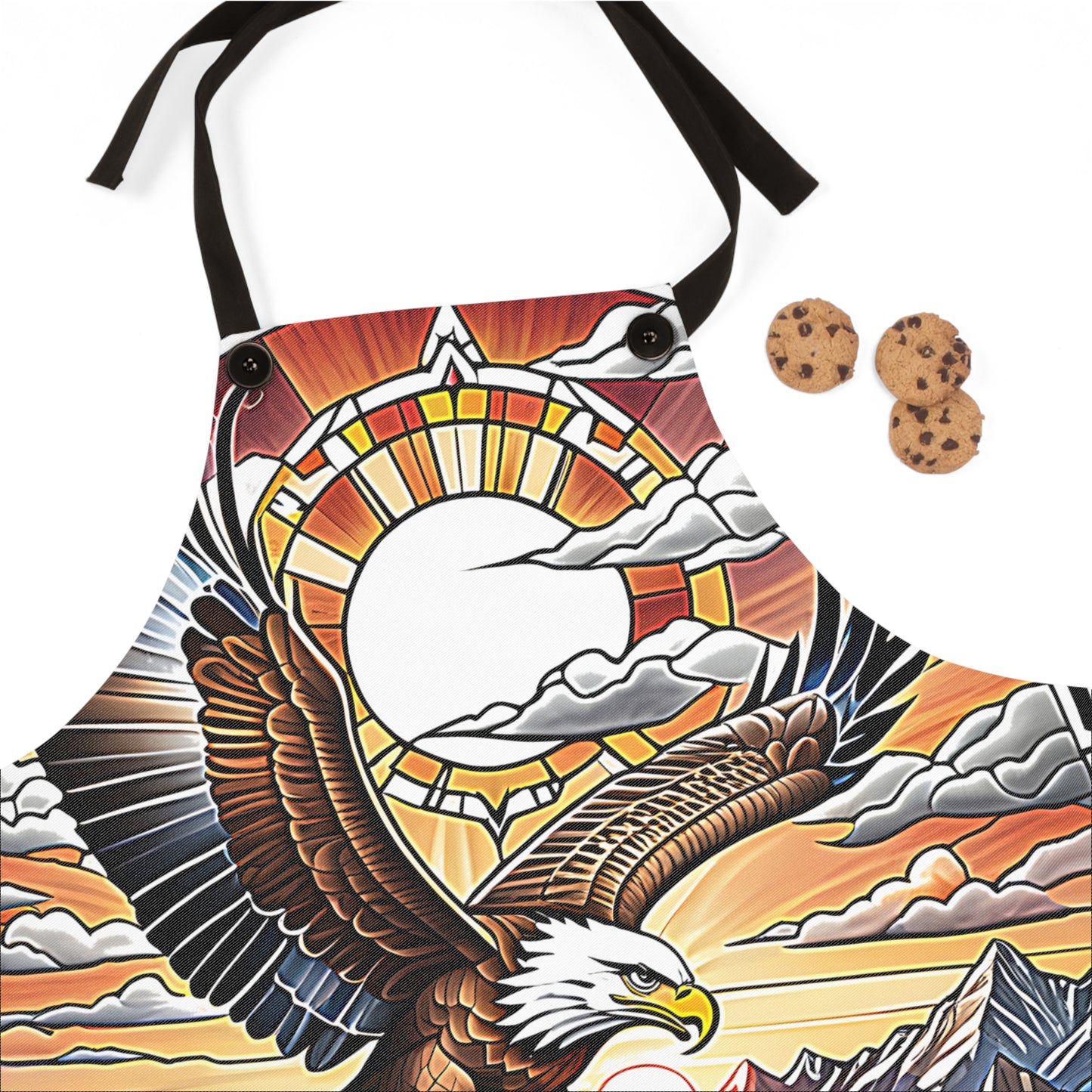 Apron Colorful Graphic Design - Eagle