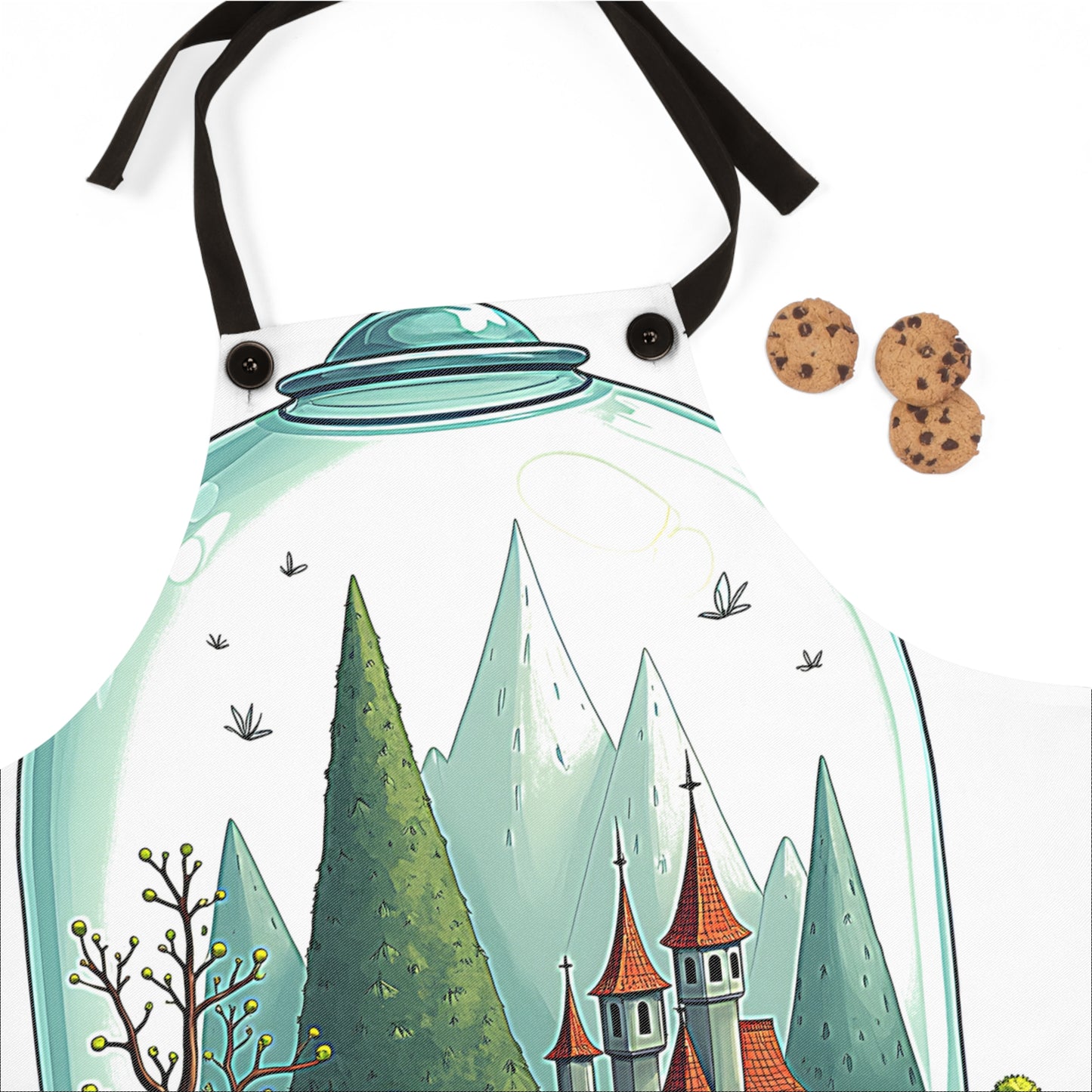 Apron Colorful Graphic Design - Adventure Landscape