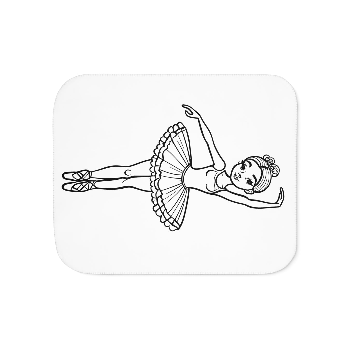 Blanket Coloring Kit with 10 Fabric Markers - Ballet