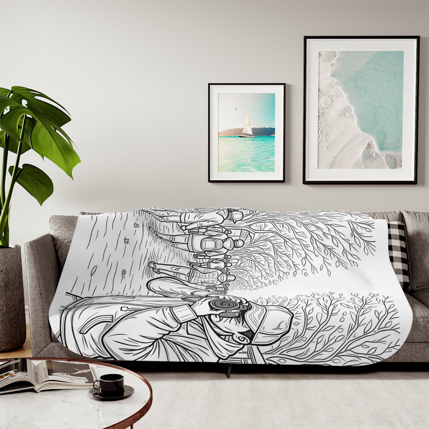 Blanket Coloring Kit with 10 Fabric Markers - Photographer