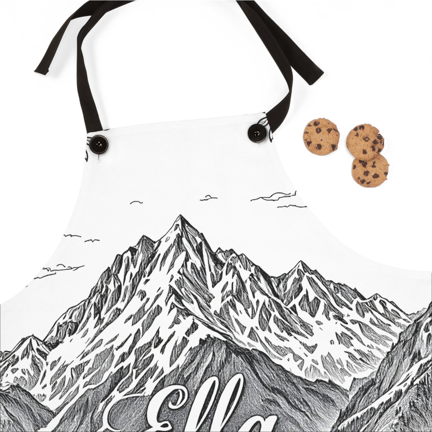 Apron Coloring Kit with 10 Fabric Markers - Mountain