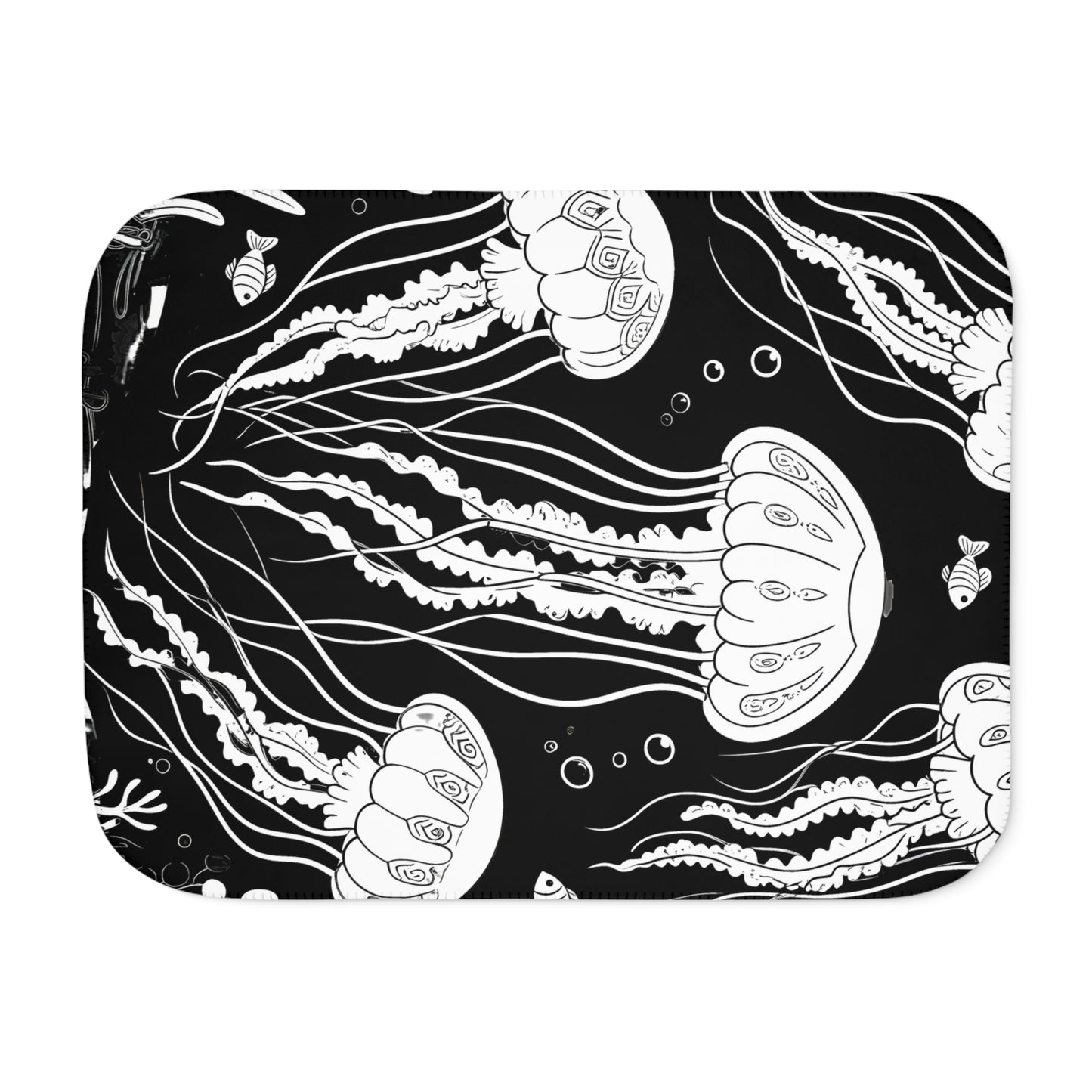 Blanket Coloring Kit with 10 Fabric Markers - Jellyfish