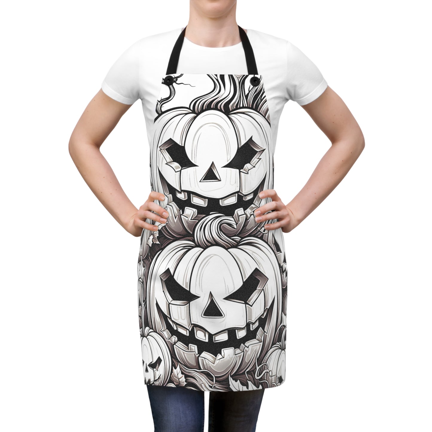 Apron Colorful Graphic Design - Pumpkins