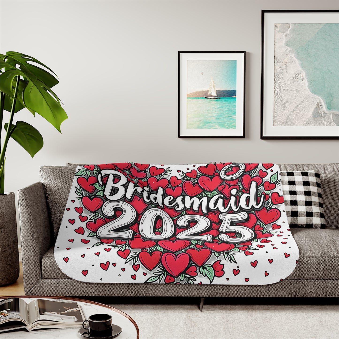 Blanket Colorful Graphic Design - Bridesmaid