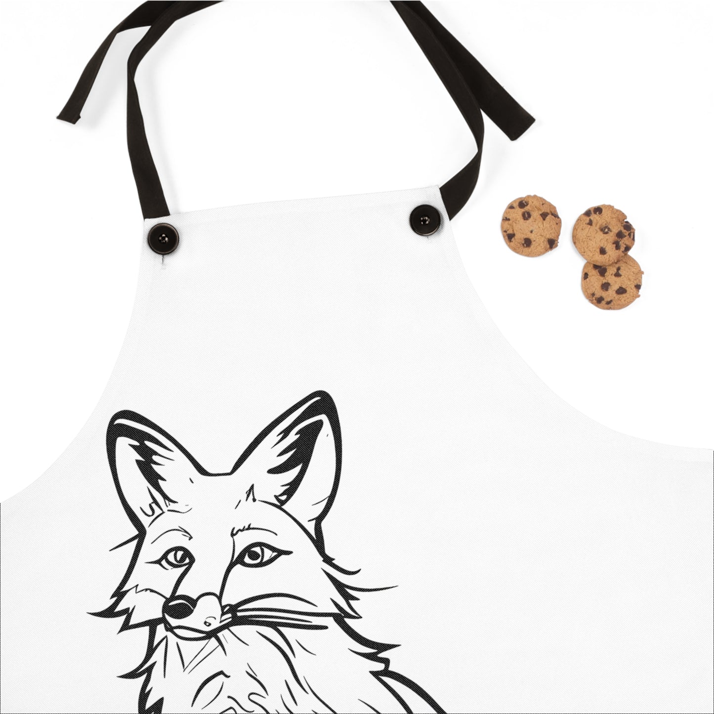Apron Coloring Kit with 10 Fabric Markers - Fox