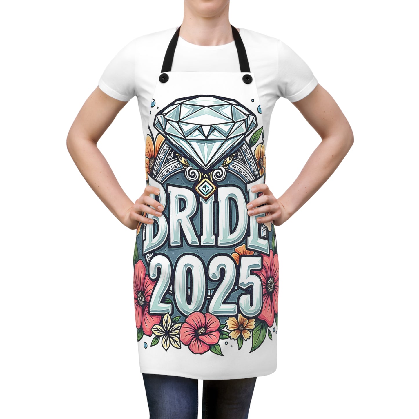 Apron Colorful Graphic Design - Bride