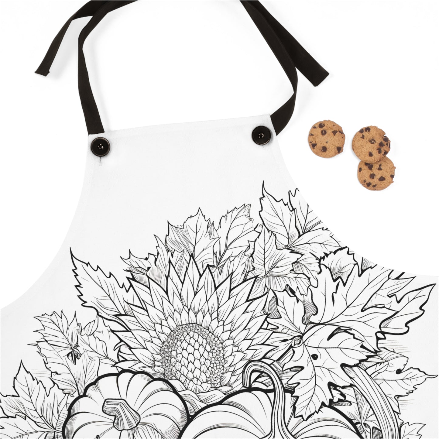 Apron Coloring Kit with 10 Fabric Markers - Harvest