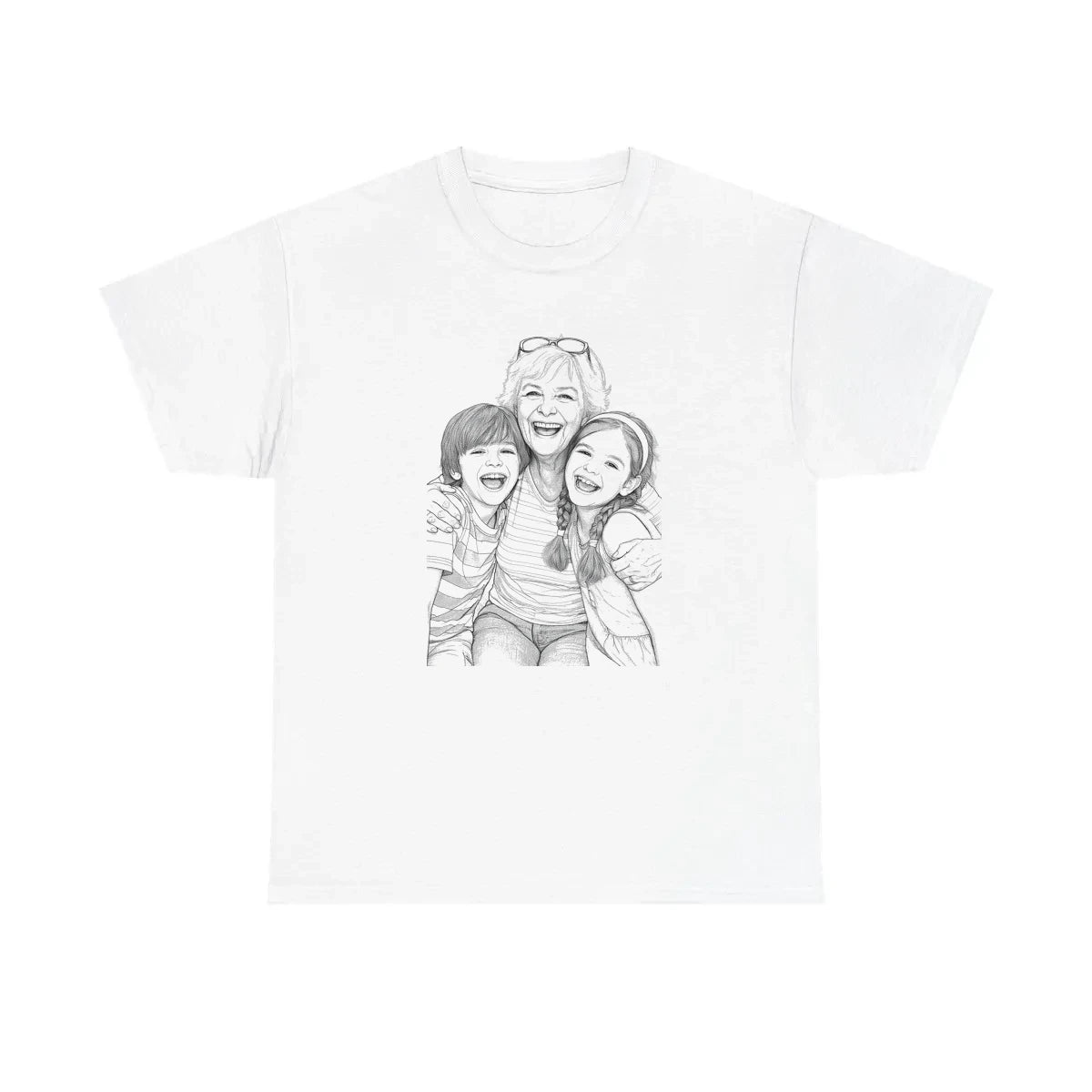 Custom Unisex T-Shirt with Your Design Coloring Page Kit with 10 Fabric Markers