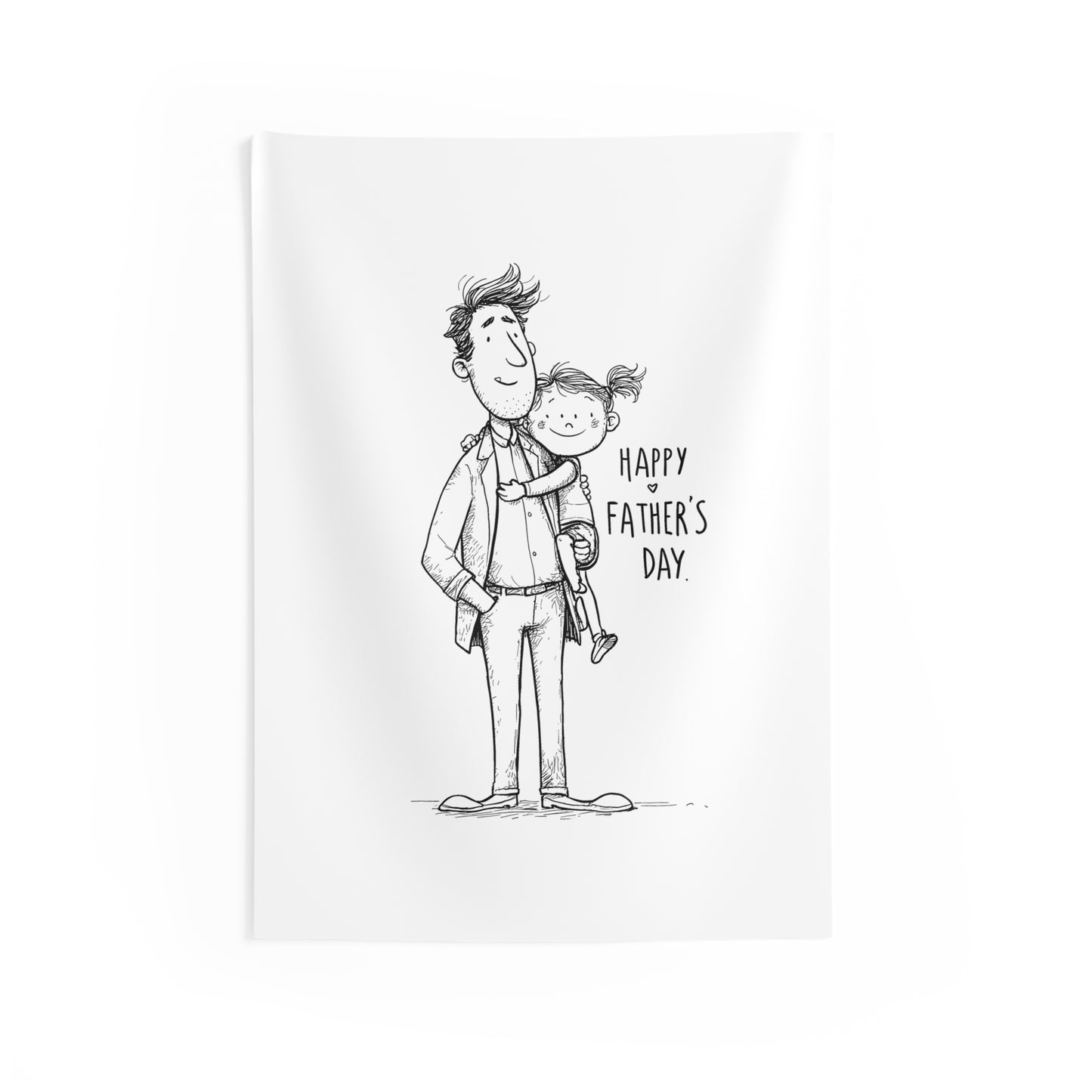 Indoor Wall Tapestries Coloring Kit with 10 Fabric Markers - Father's Day