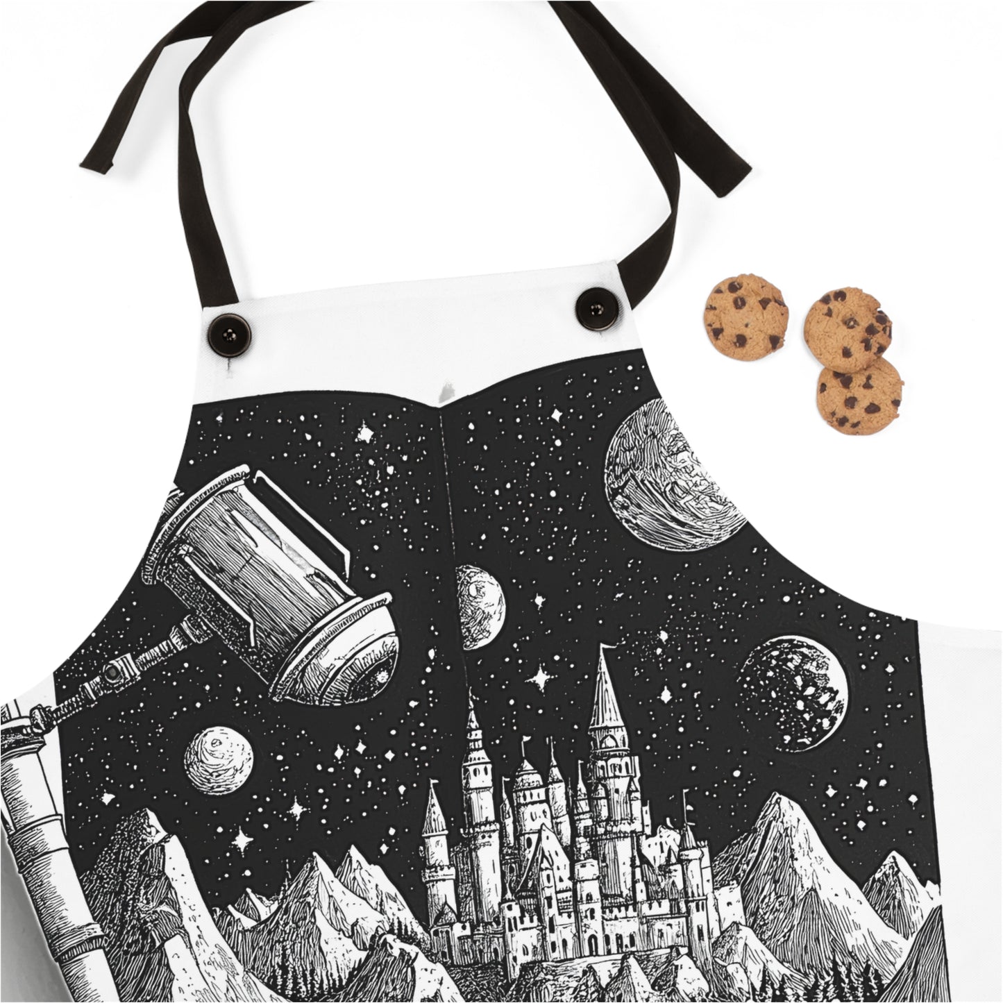 Apron Coloring Kit with 10 Fabric Markers - Fantasy Castle