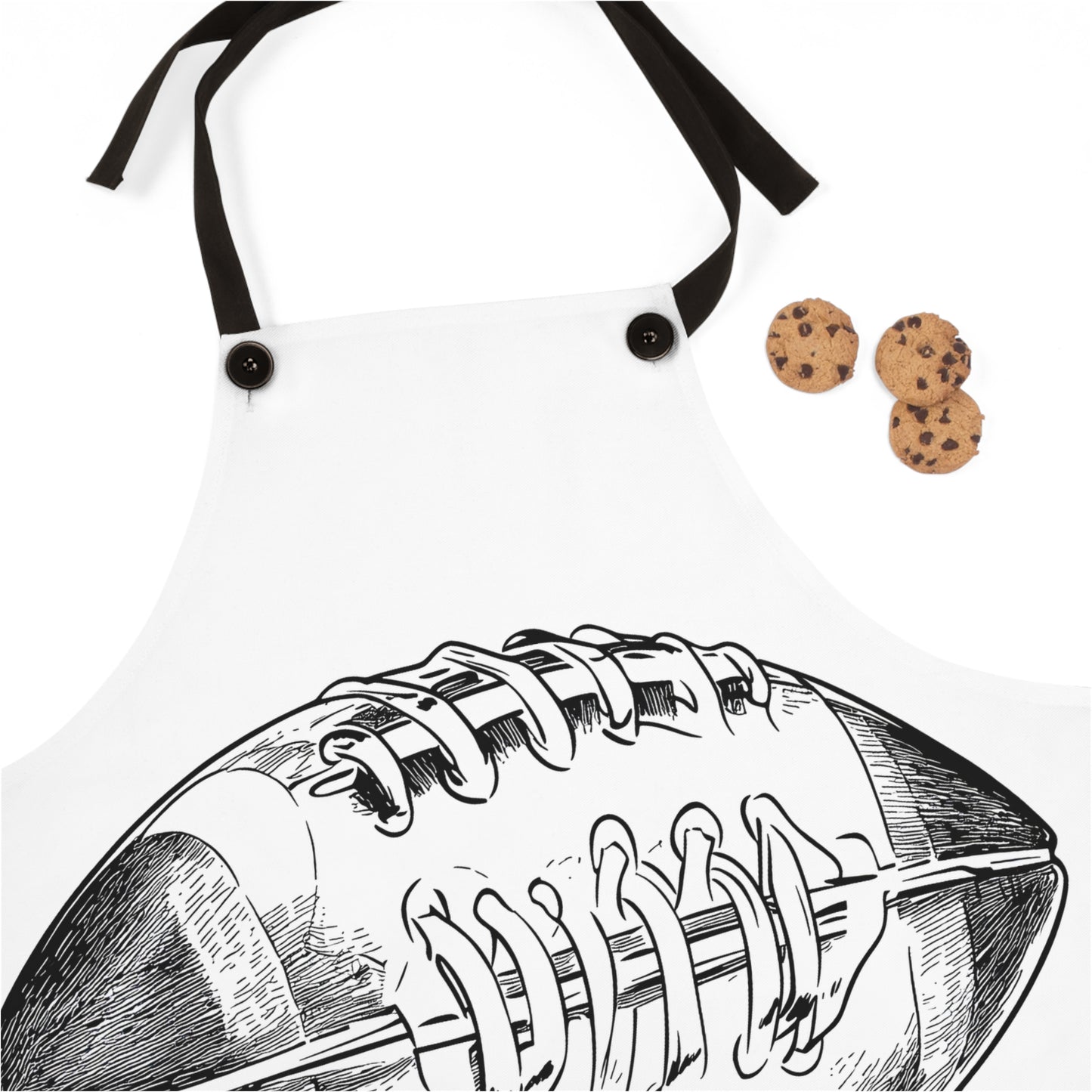 Apron Coloring Kit with 10 Fabric Markers - American Football