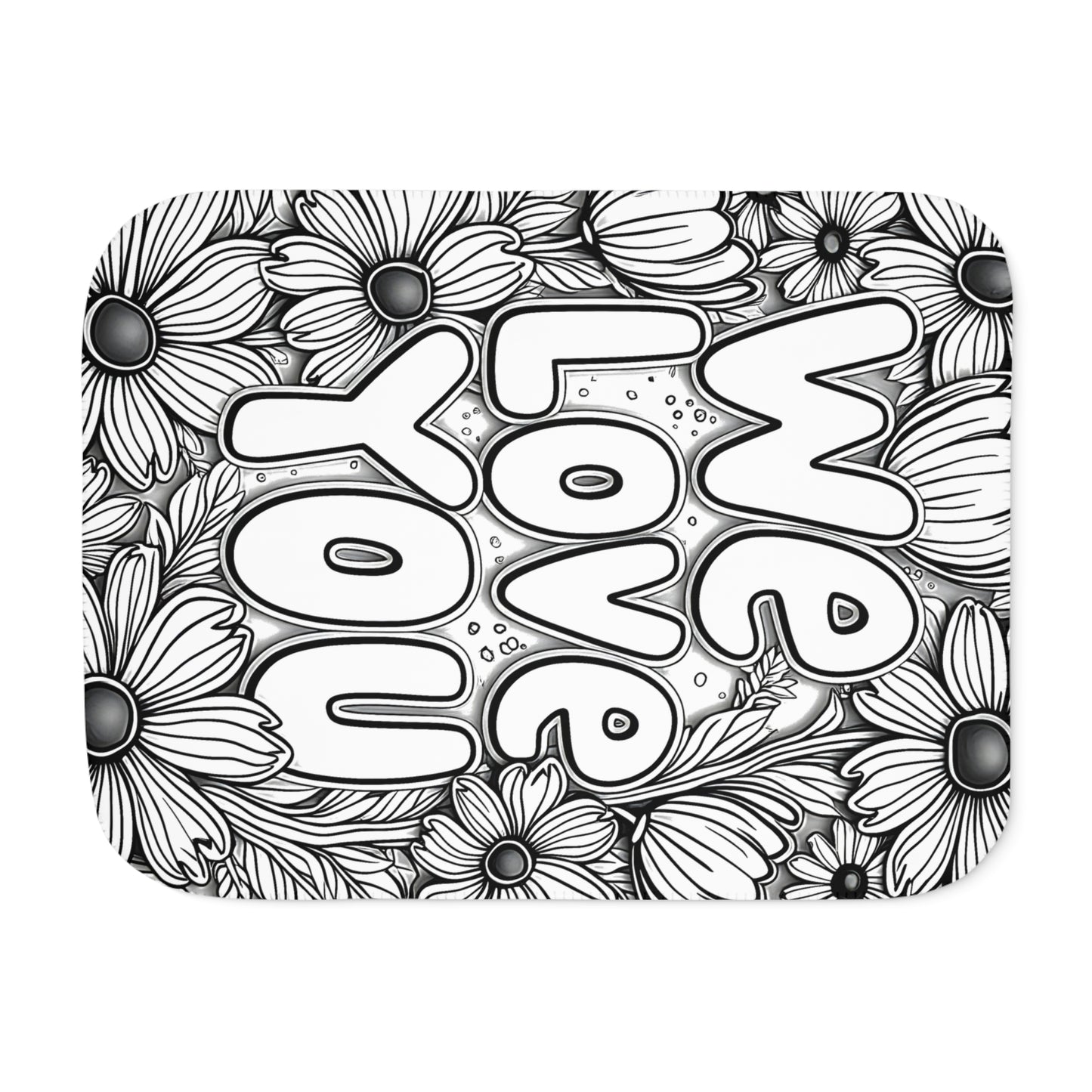 Blanket Coloring Kit with 10 Fabric Markers - Daisies