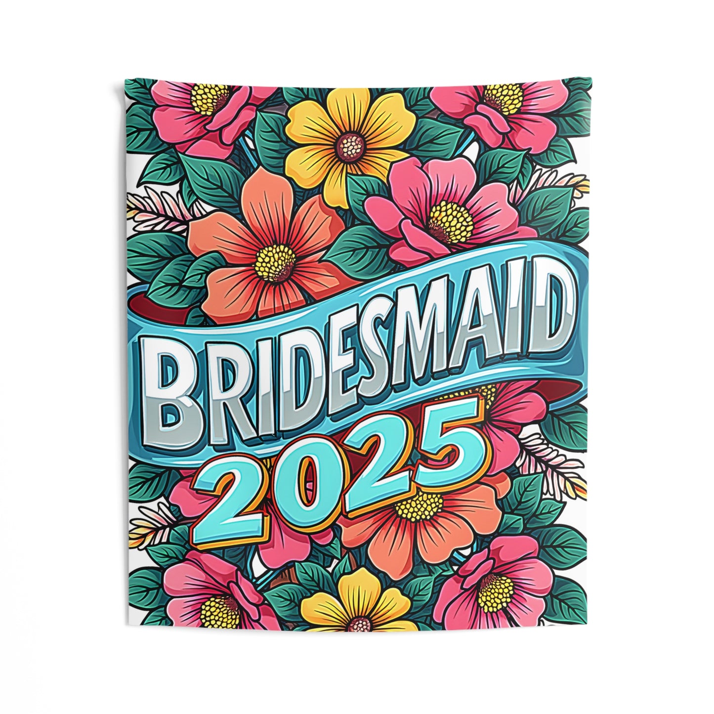 Indoor Wall Tapestries Colorful Graphic Design - Bridesmaid