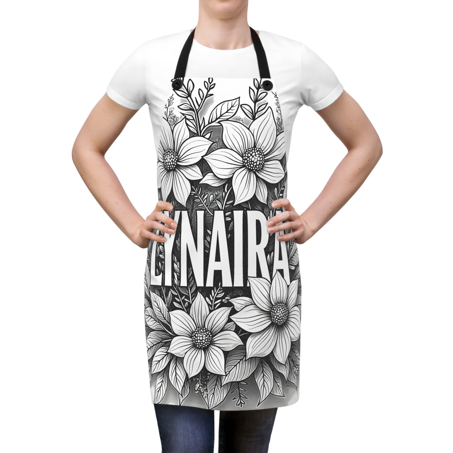 Apron Coloring Kit with 10 Fabric Markers - Name Art