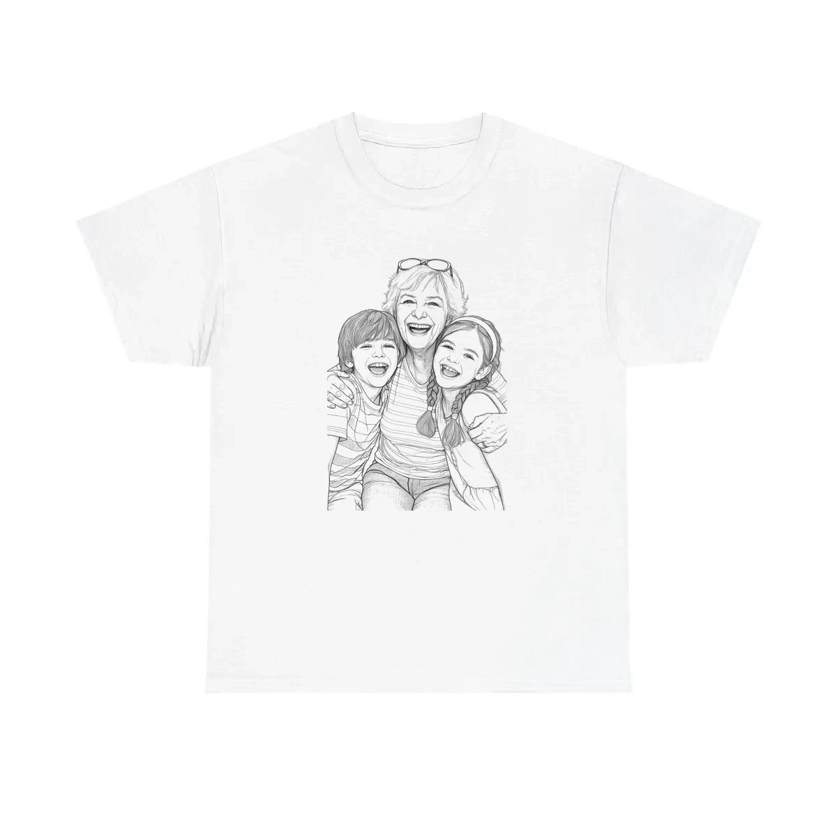 Custom Unisex T-Shirt with Your Design Coloring Page Kit with 10 Fabric Markers