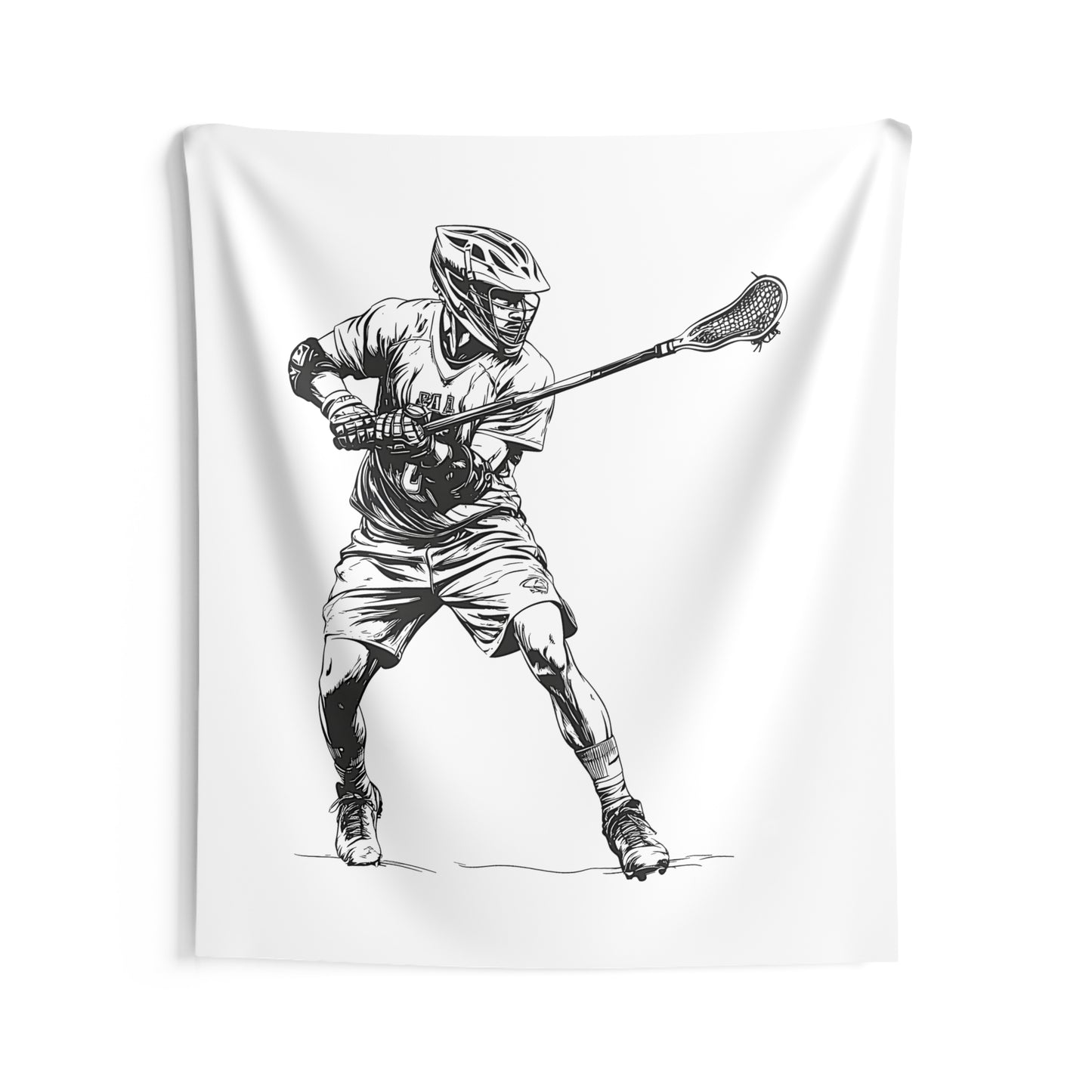 Indoor Wall Tapestries Coloring Kit with 10 Fabric Markers - Lacrosse