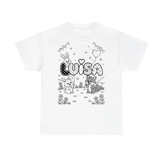 Custom Unisex T-Shirt Coloring Kit with 10 Fabric Markers
