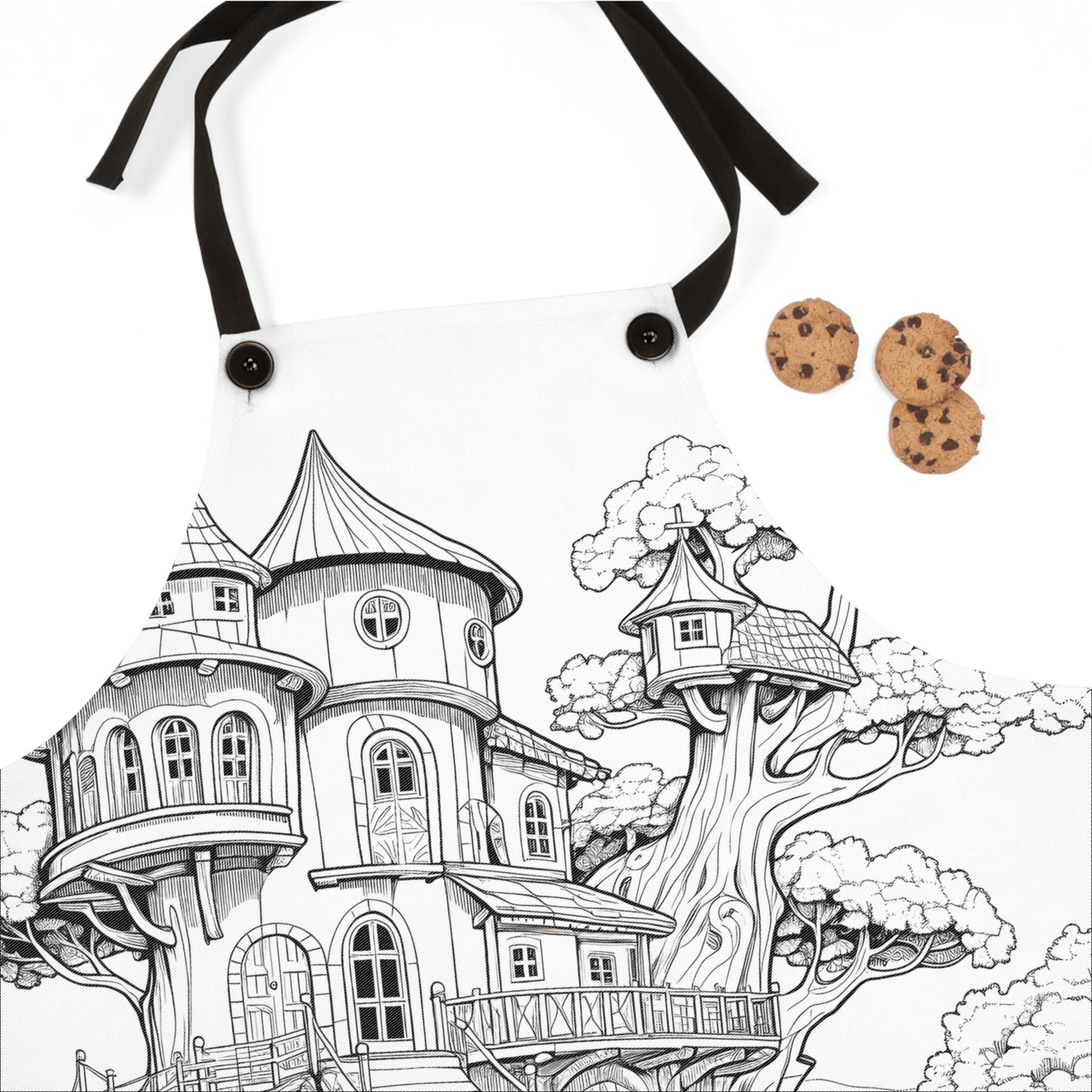 Apron Coloring Kit with 10 Fabric Markers - Treehouse