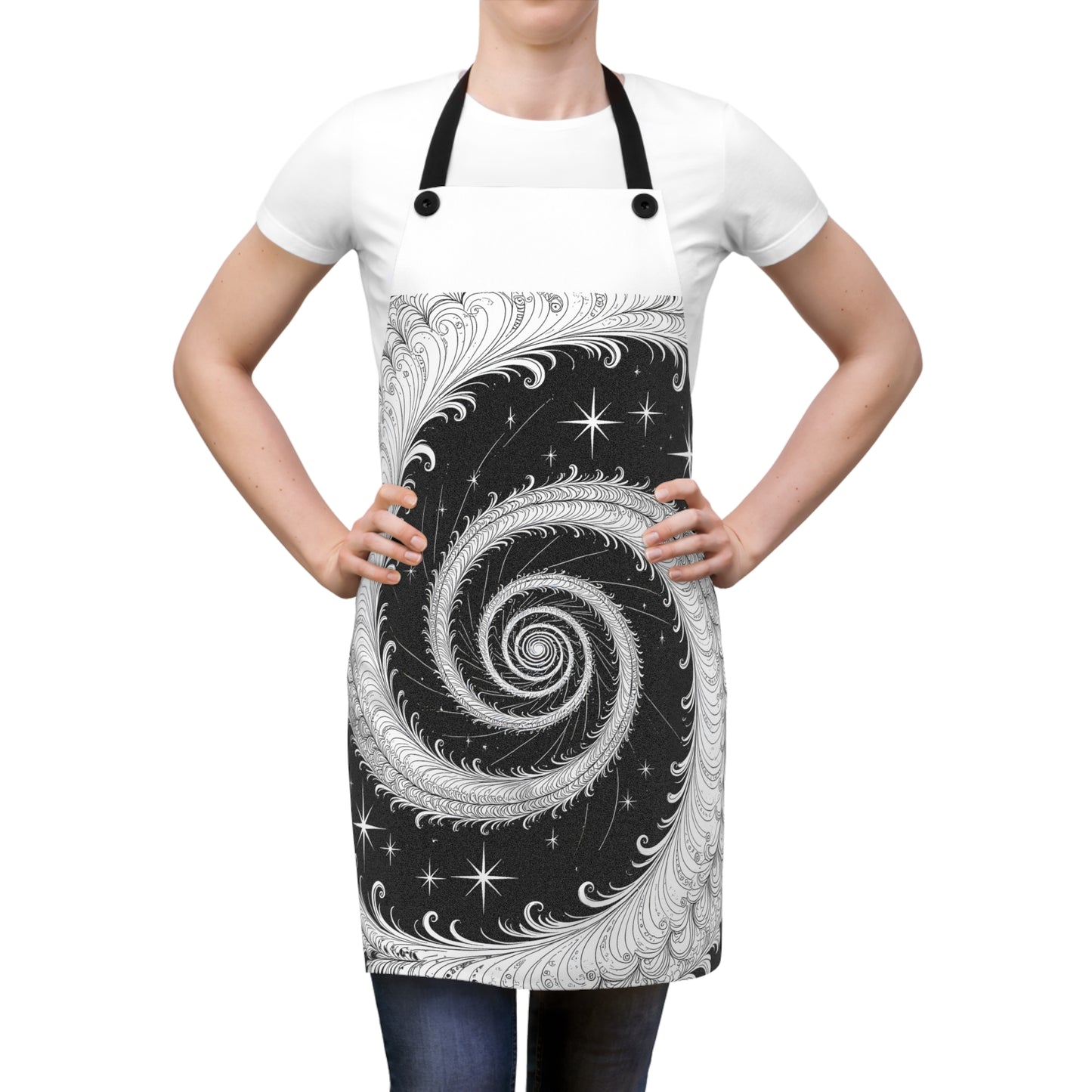 Apron Coloring Kit with 10 Fabric Markers - Spiral Design