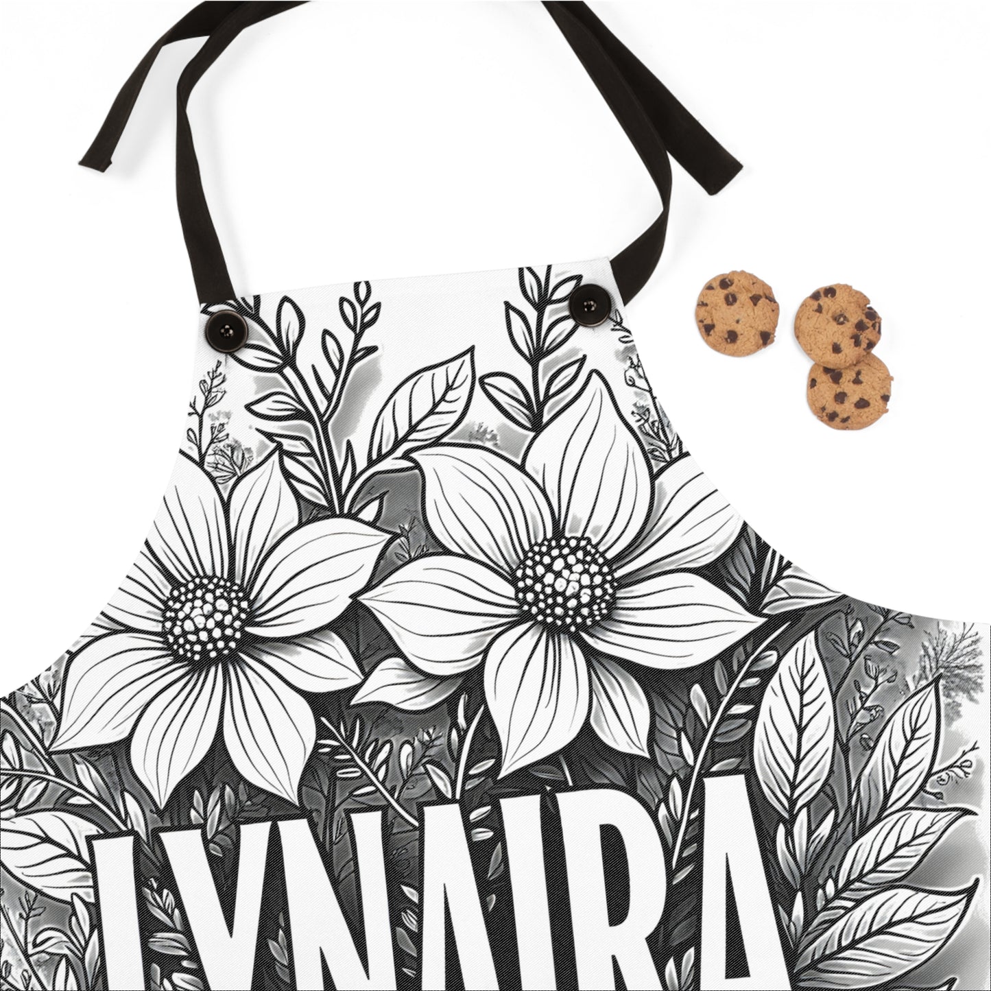 Apron Coloring Kit with 10 Fabric Markers - Name Art