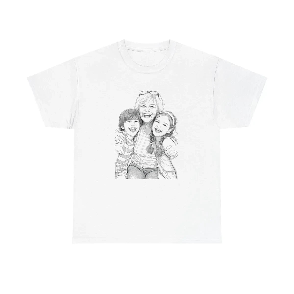 Custom Unisex T-Shirt with Your Design Coloring Page Kit with 10 Fabric Markers