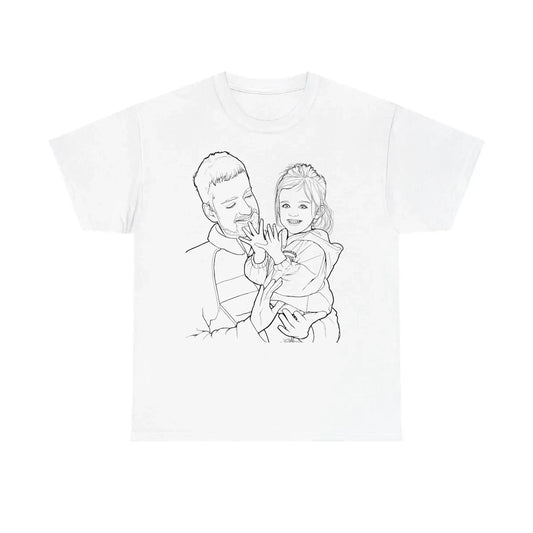 Custom Kids T-Shirt with Your Design Coloring Page Kit with 10 Fabric Markers