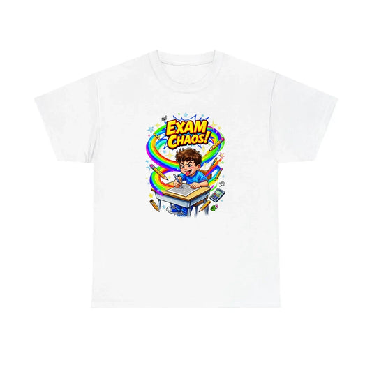 Custom Unisex T-Shirt Colorful Design with Fabric Markers