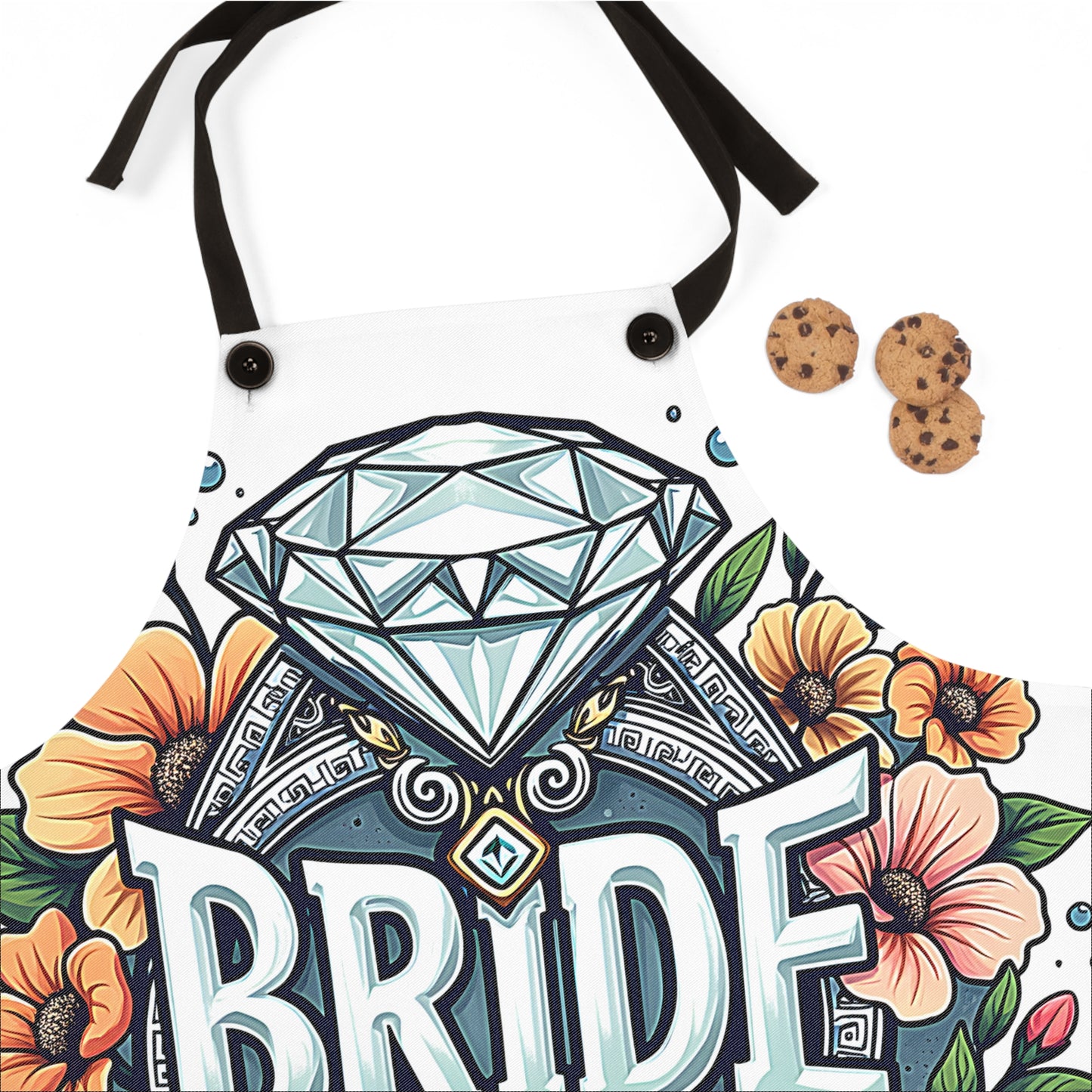 Apron Colorful Graphic Design - Bride