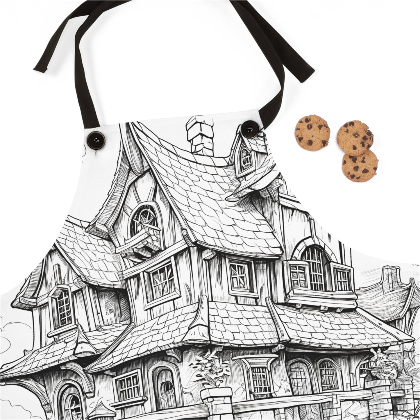 Apron Coloring Kit with 10 Fabric Markers - Fantasy House