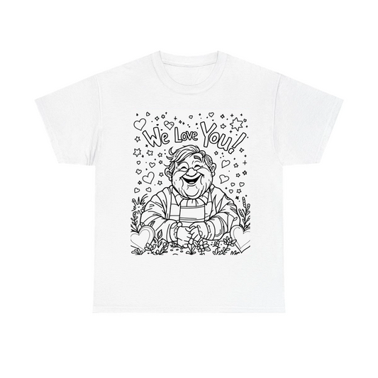 Custom Unisex T-Shirt Coloring Kit with 10 Fabric Markers