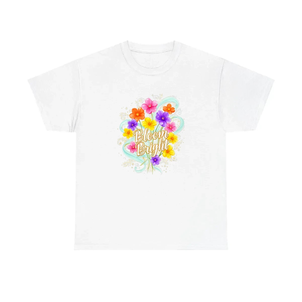 Custom Unisex T-Shirt Colorful Design with Fabric Markers