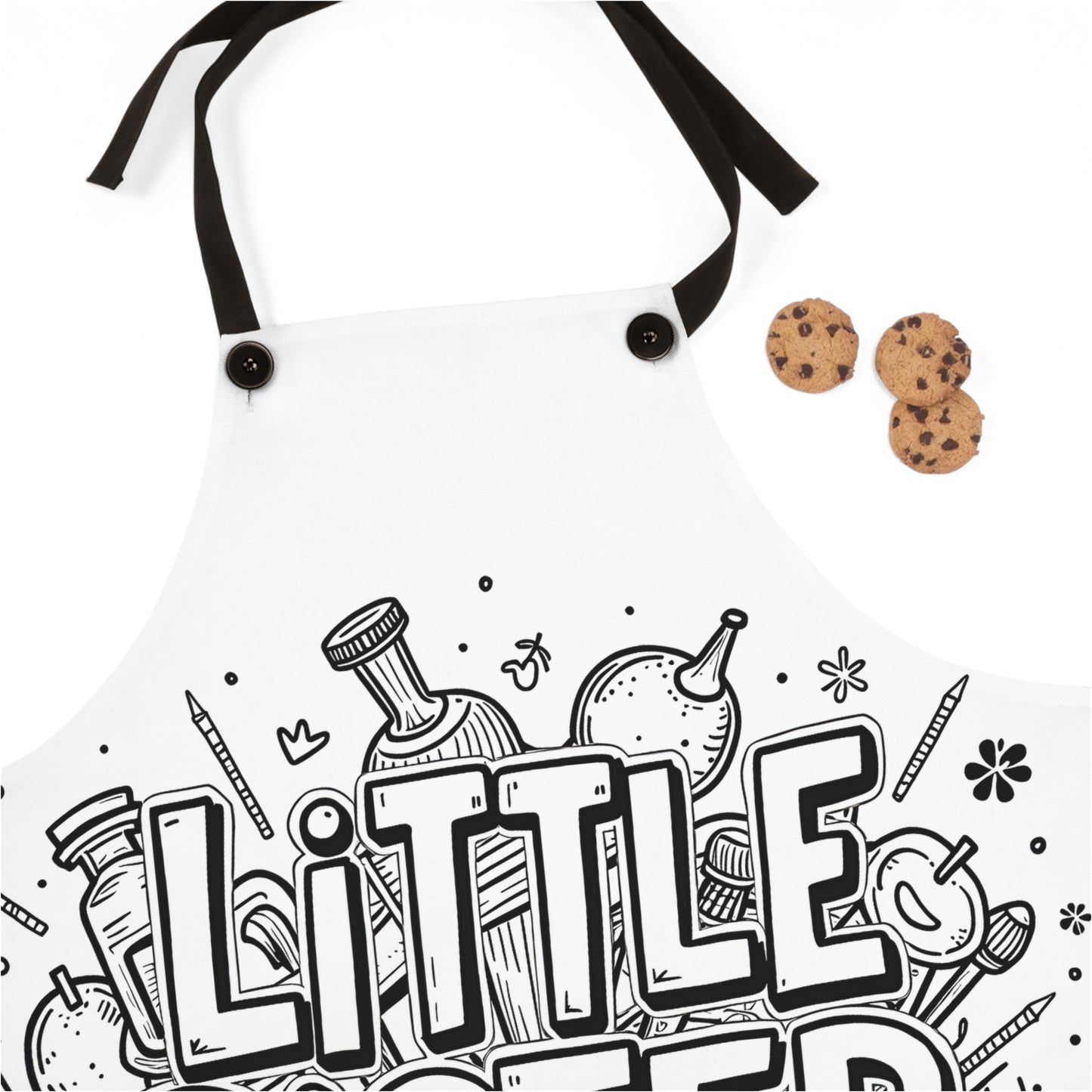 Apron Coloring Kit with 10 Fabric Markers - Siblings