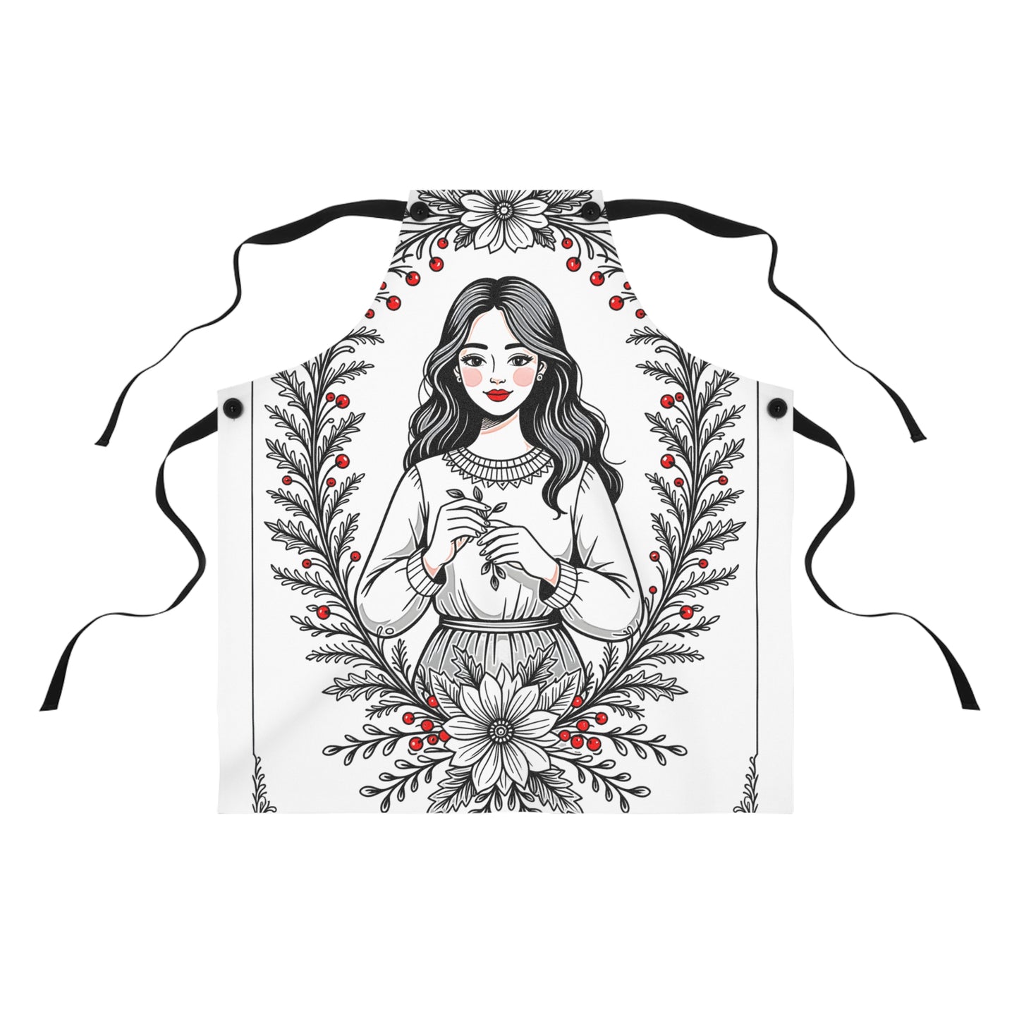 Apron Colorful Graphic Design - Fall Portrait