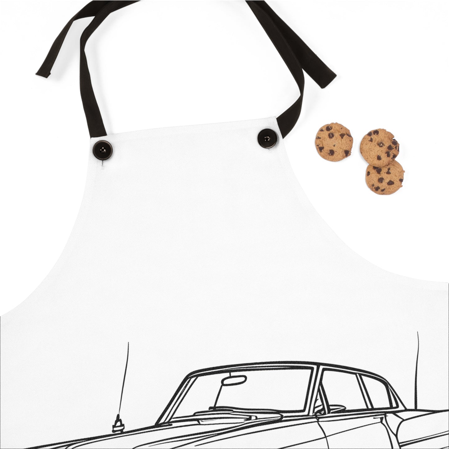 Apron Coloring Kit with 10 Fabric Markers - Classic Car