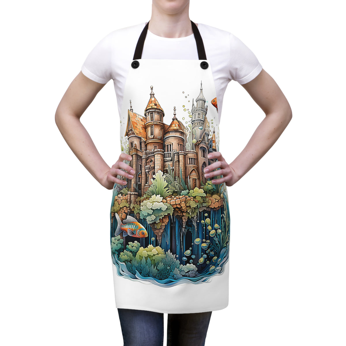 Castle Apron Underwater Castle Apron Coloring Kit | DaVinci in You – Davinci in You