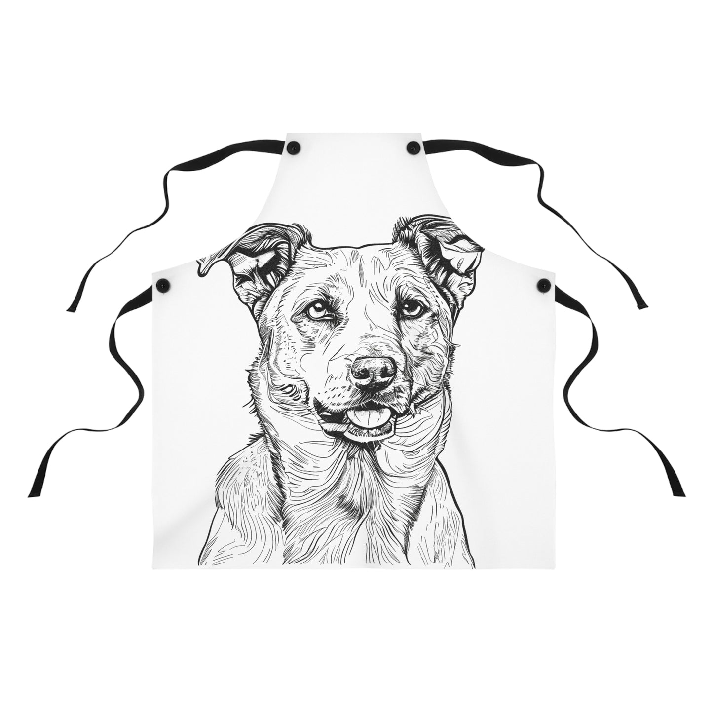 Apron Coloring Kit with 10 Fabric Markers - Portrait