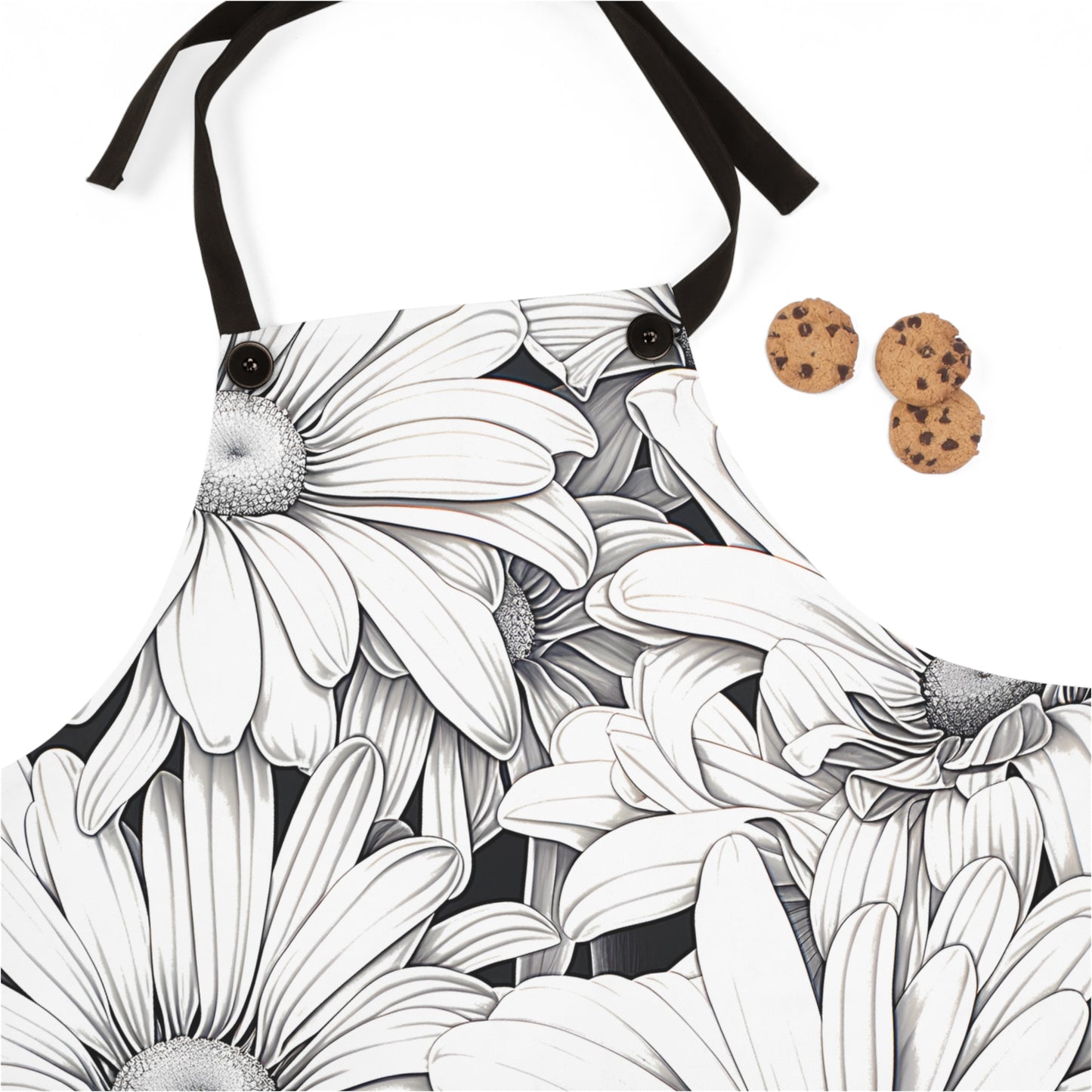 Apron Coloring Kit with 10 Fabric Markers - Daisies