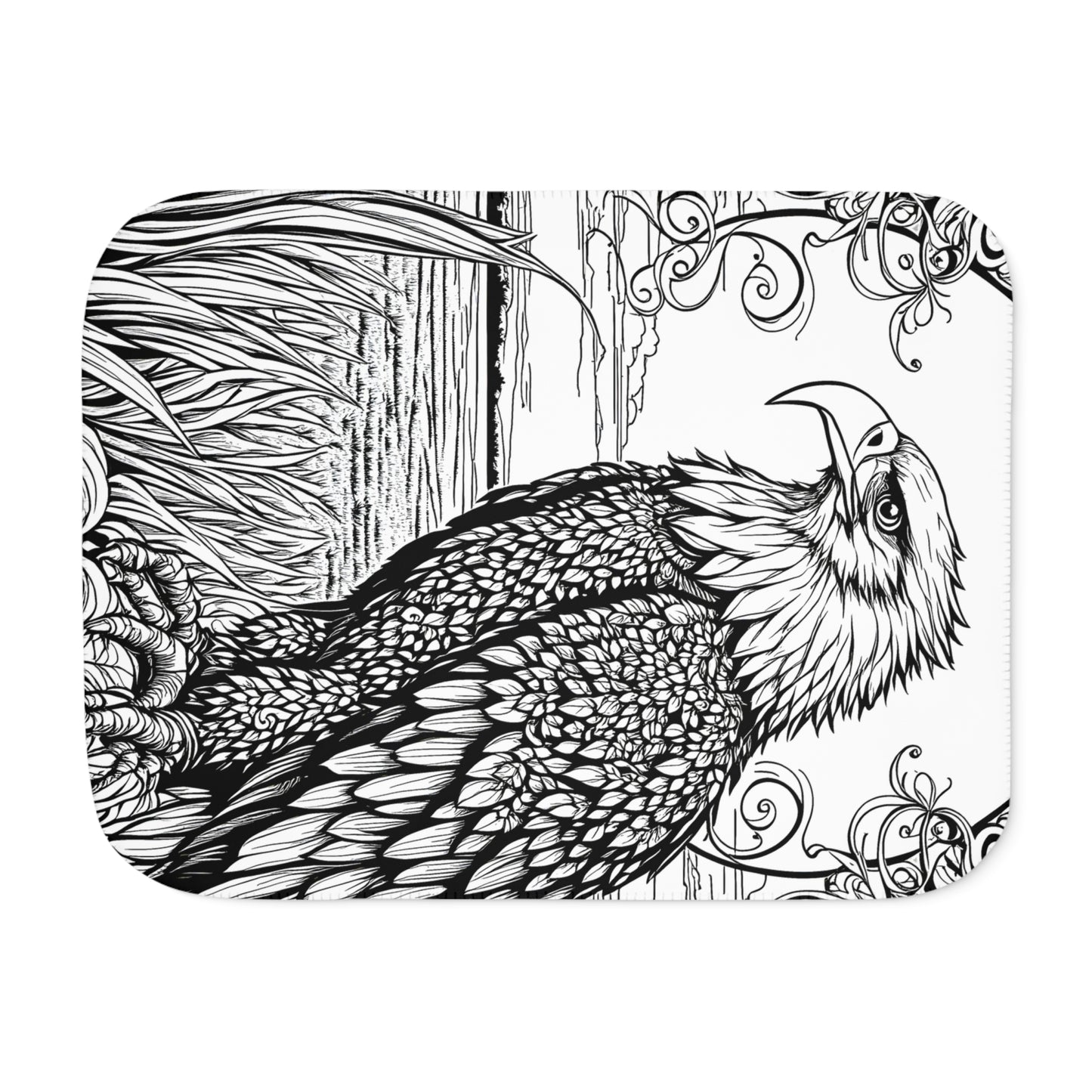 Blanket Coloring Kit with 10 Fabric Markers - Eagle