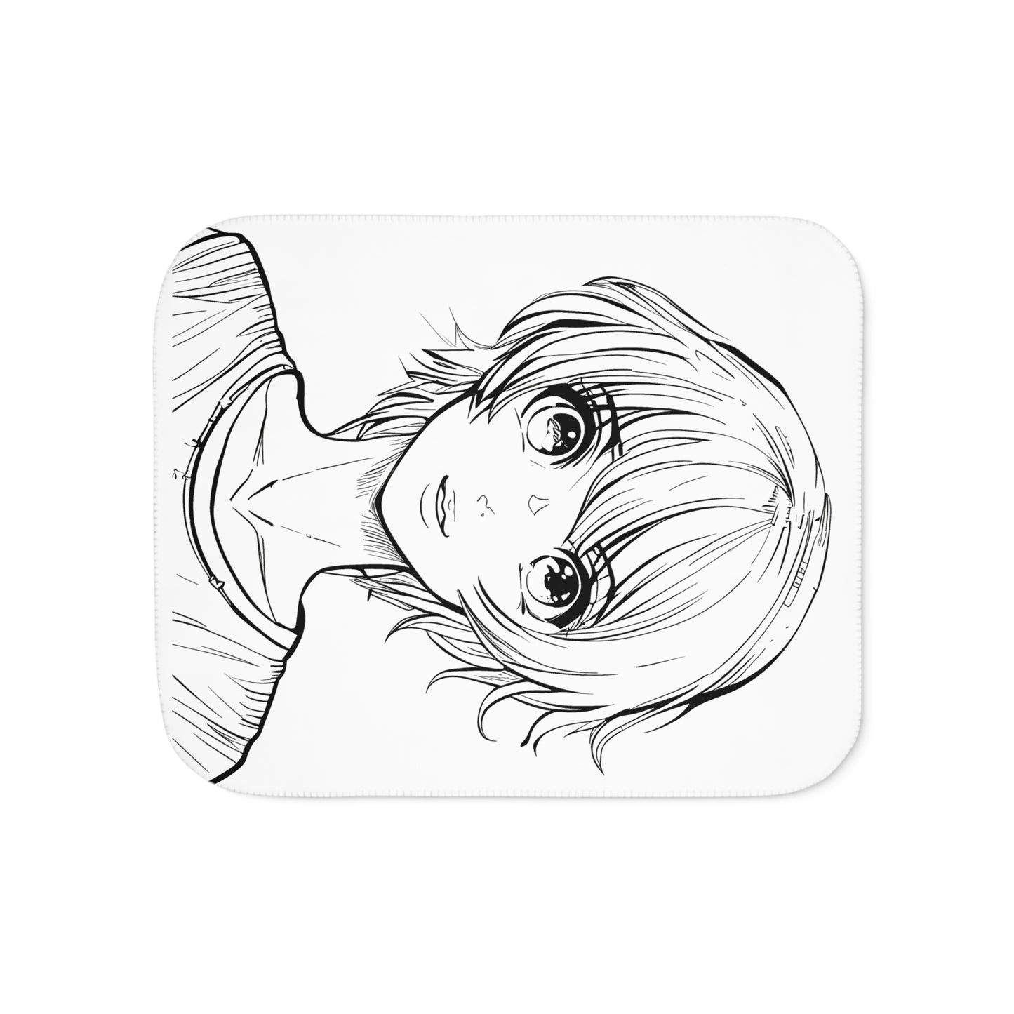 Blanket Coloring Kit with 10 Fabric Markers - Character Portrait