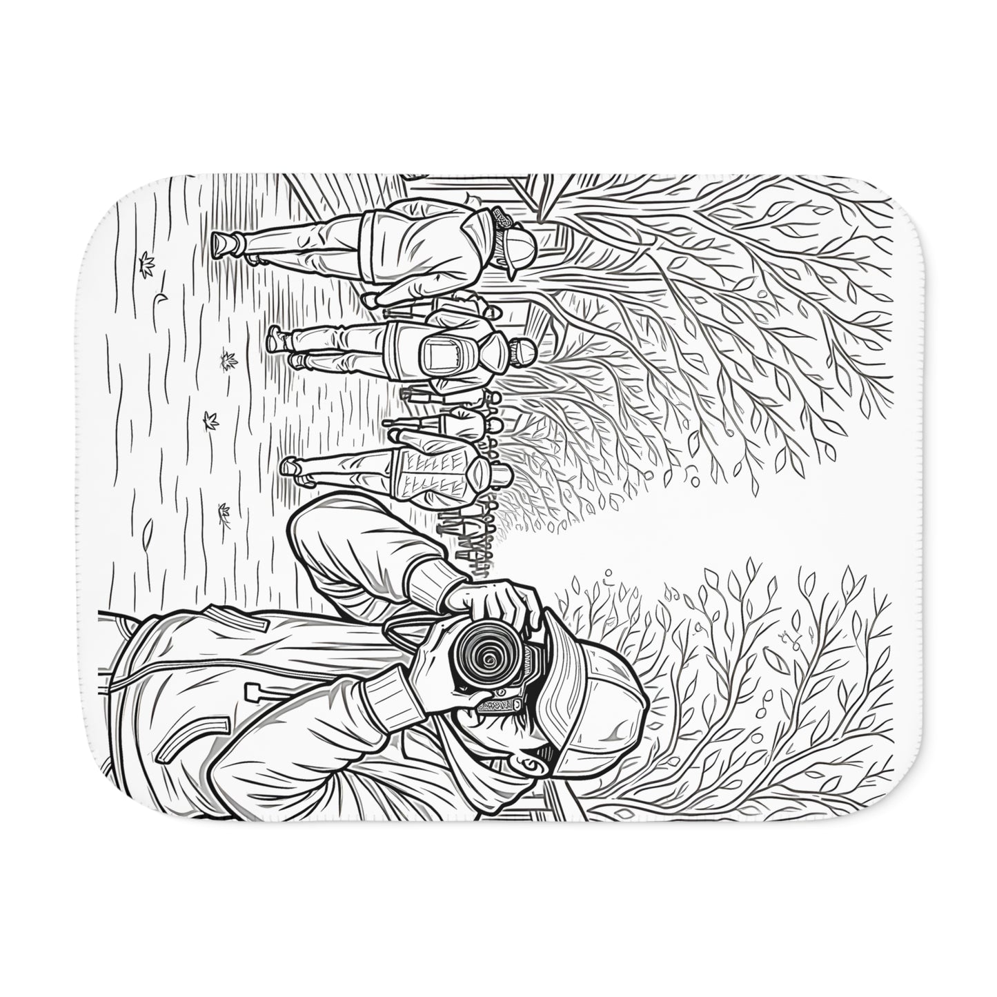 Blanket Coloring Kit with 10 Fabric Markers - Photographer
