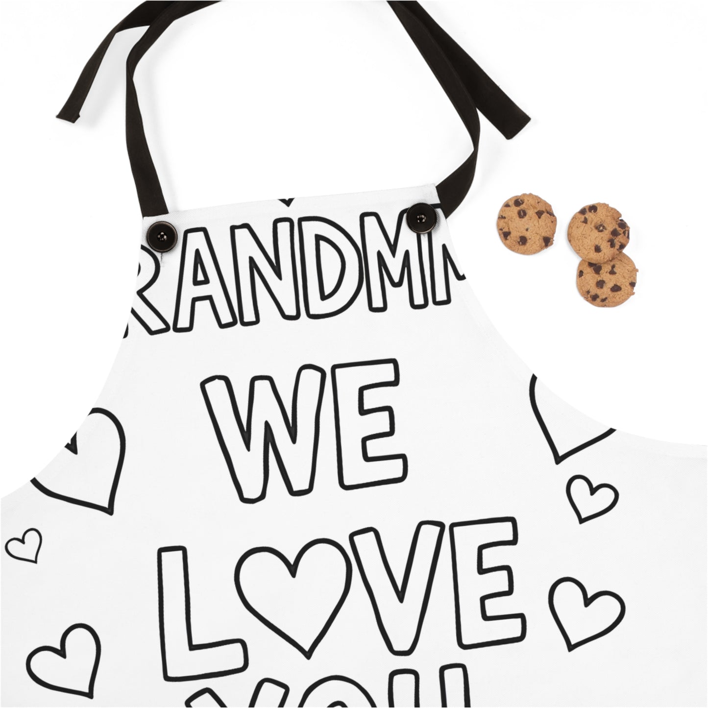 Apron Coloring Kit with 10 Fabric Markers - Grandmother Appreciation